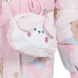 AIDAN PAUL Girls Water Resistant Quilted Jacket image 2