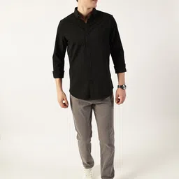 Thomas Scott Men Smart Slim Fit Opaque Casual Shirt image 4