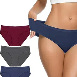 Nicsy Set of 3 Mid-Rise Hipster Briefs-picture-22