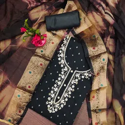 SAINOOR Semi-Stitched Dress Material-picture-32