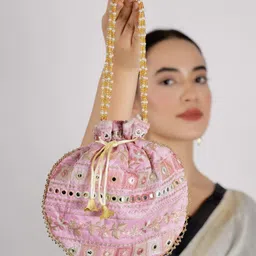 Anouk Embellished Potli Clutch image 1
