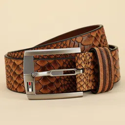GIL Men Textured Leather Belt image 5