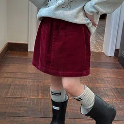 LULU & SKY Girls Pure Cotton A-Line Mini Skirts image 2