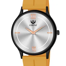 LORENZ Men Brass Dial & Straps Analogue Watch MK-4084R image 2