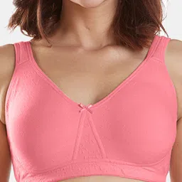 Sonari Women Floral Self Design Non Padded All Day Comfort Minimizer Bra image 3