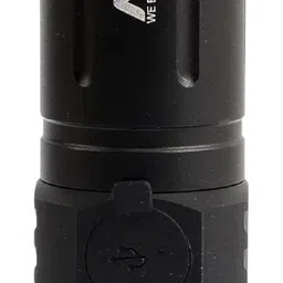 mz M236 (RECHARGEABLE LED METAL TORCH) Zoomable 150W with 3000mAh Battery Torch image 2