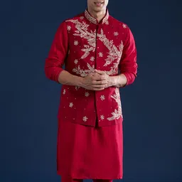 KALKI Fashion Men Regular Kurta with Trousers image 3