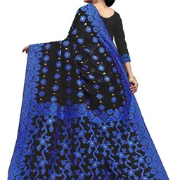 jayant creation Multicoloured Silk Cotton Jamdani Sarees image 4