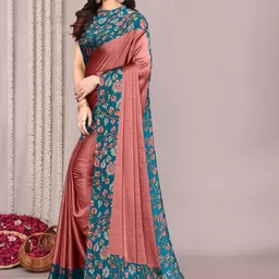 KALINI Poly Chiffon Saree image 3