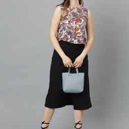 Stylecast X Kotty Women Ethnic Motifs Printed Peplum Crop Crepe Top-picture-13