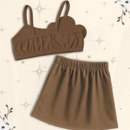 Addyvero Girls Crop Top & Skirt Co-Ord Set image 4