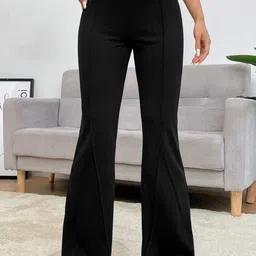 Stylecast X Slyck Women Comfort Flared Wrinkle Free Trouser-picture-36