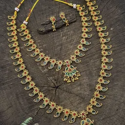 GRIIHAM Gold-Plated Stone Studded Jewellery Set-picture-10