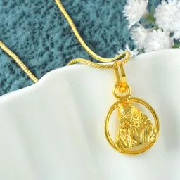 ADMIER Gold-Plated Contemporary Pendants with Chains-picture-18