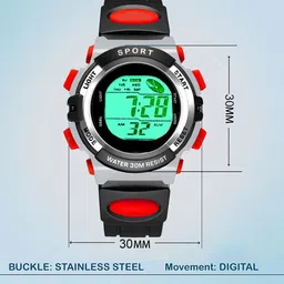 Time Up Unisex Kids Dial & Bracelet Style Straps Digital Multi Function Watch WF45-107 image 4