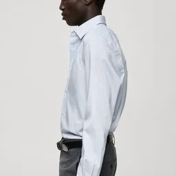 MANGO MAN Regular Fit Stretch Formal Shirt image 5