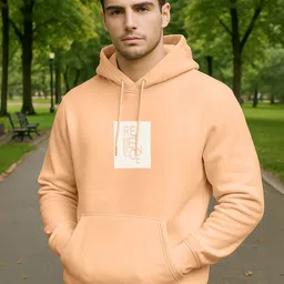 NOBERO Men Printed Hooded Sweatshirt image 5