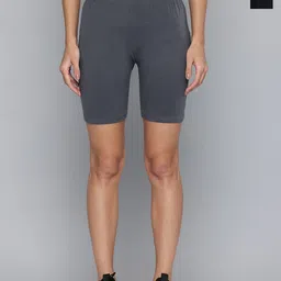Jinfo Women Pack of 2 Skinny Fit Cycling Sports Shorts-picture-35