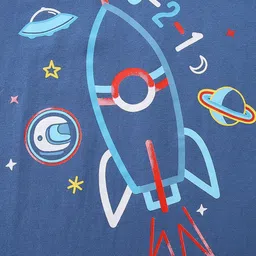 INCLUD Boys Printed Round Neck Pure Cotton T-shirt image 2