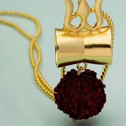 RAVIOUR LIFESTYLE Unisex Gold Pendant-picture-14