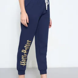 Dreamz by Pantaloons Printed Mid-Rise Pure Cotton Lounge Pants image 4
