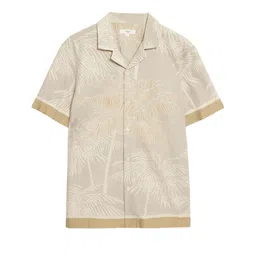 Marks & Spencer Floral Printed Spread Collar Regular Fit Shirt-picture-12