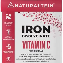 Iron Bisglycinate with Vitamin C for Women| Clean & Additive-Free-image-40