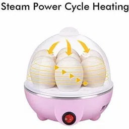 pratyang Egg Cooker, Egg Boiler, Egg Poacher Electric, Egg Steamer (Multicolor) 385 Egg Boiler 7 Egg Single layer 385 Egg Cooker image 5