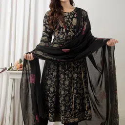 river of cloth Women Viscose Rayon Kurta Palazzo Set image 1