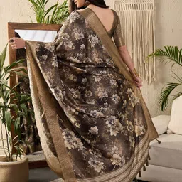 divastri Printed Chinnalapattu Silk Blend Saree image 3