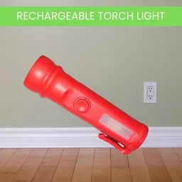 USB Rechargeable LED Torch Light With COBB Light & Small Size FlashlightI475 Torch-image-64