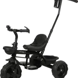vyana sales Tricycle with Parental Handle and For Ages (1–5 Years) FLOOR BLACK HANDLE 3015 VY Tricycle image 2