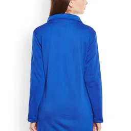 Belle Fille Women Blue Overcoat image 4