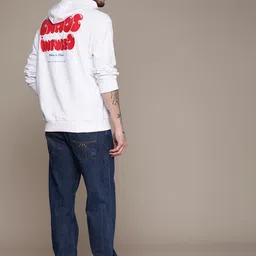 WROGN Typography Printed Hooded Sweatshirt image 4