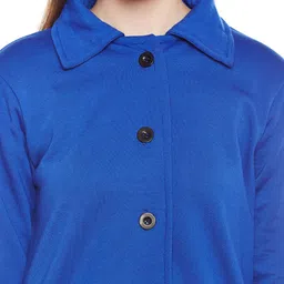 Belle Fille Women Blue Overcoat image 3