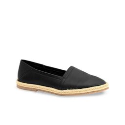 Eske Women Black Leather Espadrilles-picture-8