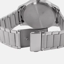 Mast & Harbour Unisex Brass Dial & Stainless Steel Textured Straps Analogue Multi Function Watch image 2