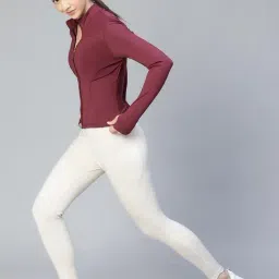 ATHLISIS Maroon Polyester Solid Sports Jacket image 5