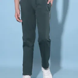 Crimsoune Club Kids Green Solid Trackpants-image-20