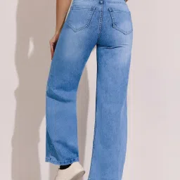 Dolce Crudo Blue Flared Fit Jeans image 4