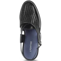 J. Fontini by Mochi Black Back Strap Sandals image 4