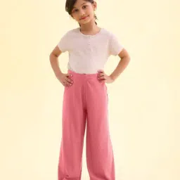 Go Colors Kids Pink Palazzos-image-14