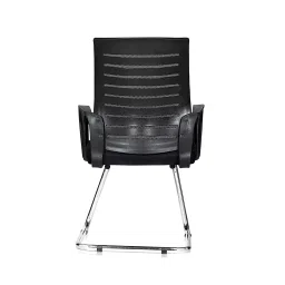Rk Sitting Medium Back Mesh Office Visitor Ergonomic Chair Black image 3