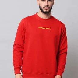 GRIFFEL Red Round Neck Sweatshirt-picture-49