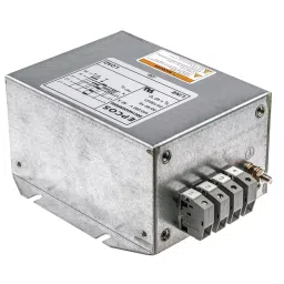 Epcos B84144A*R000 Series Flange Mount EMC Filter 3 Phase 50 Amp Current Rating 440 V AC 156 mm Length, B84144A0050R000 image 2
