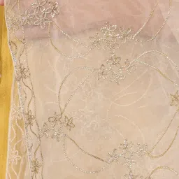 W White Embroidered Dupatta image 4