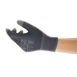 Ansell Picosoft DG Black Grey Polyamide Extra Grip Work Gloves Size 6 Polyurethane Coating, C363060-picture-25