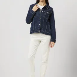 Van Heusen Navy Plain Jacket image 4