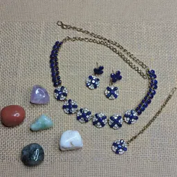 VATSALYA creation Gold-Plated Artificial Stones Alloy Jewellery Set-picture-24