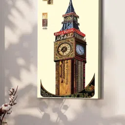 Art Street Cream Synthetic Wood Wall Art For Home D¿cor-picture-37